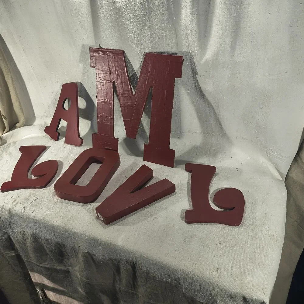 Display Letters  In Sizes From 18